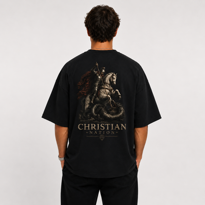 Christian Nation Armour of Faith T-Shirt, Christian streetwear (image 3 of 4)