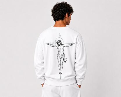 Christian Nation King of Kings Sweatshirt, Christian streetwear (image 1 of 4)