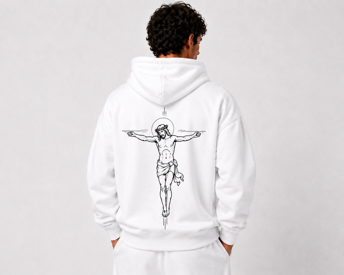 Christian Nation King of Kings Hoodie, Christian streetwear (image 1 of 4)