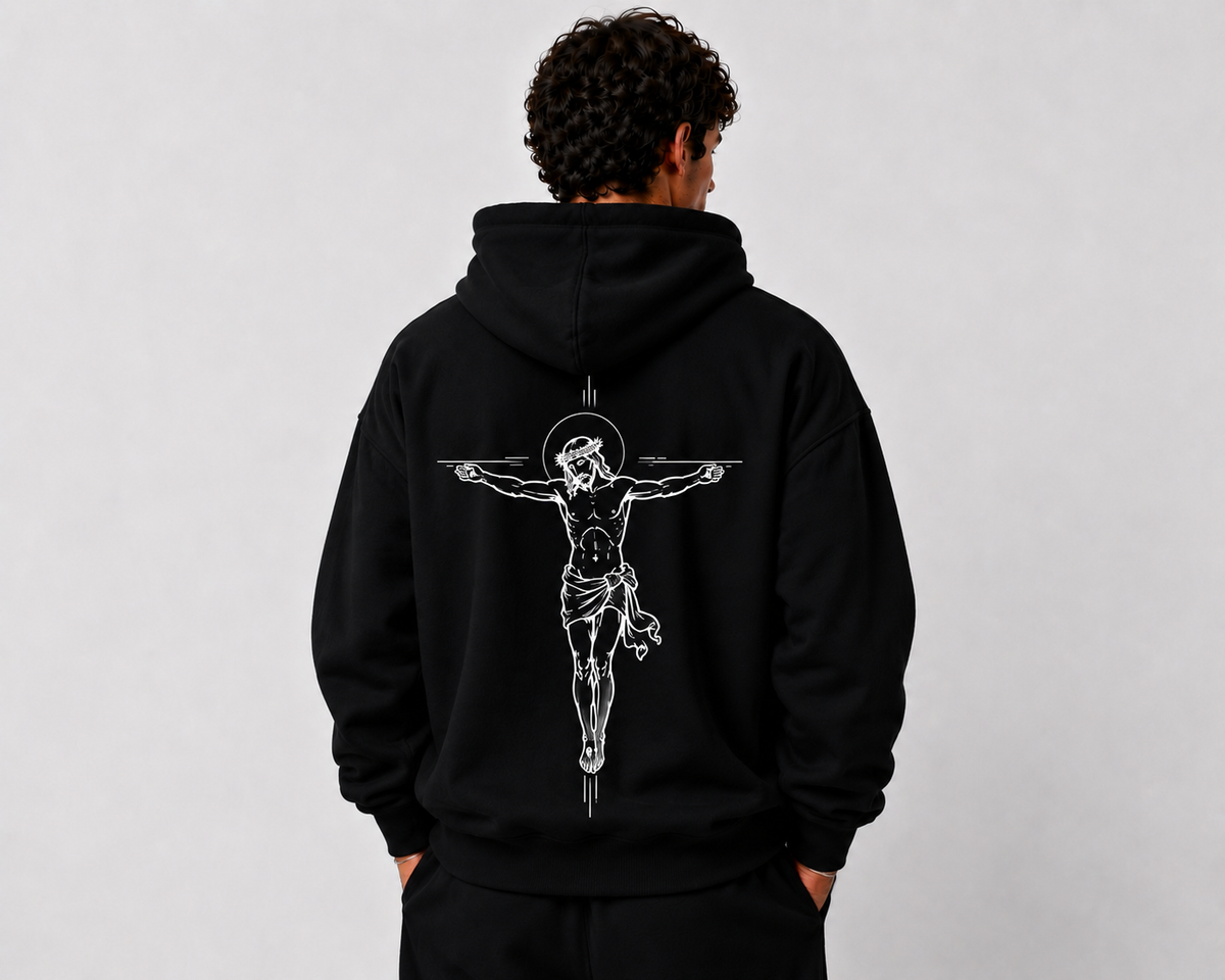 Christian Nation King of Kings Hoodie, Christian streetwear (image 3 of 4)