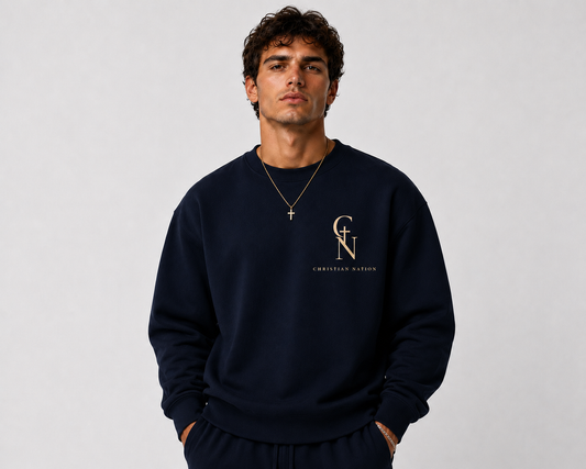 Christian Nation Covenant Sweatshirt, Christian streetwear (image 1 of 6)