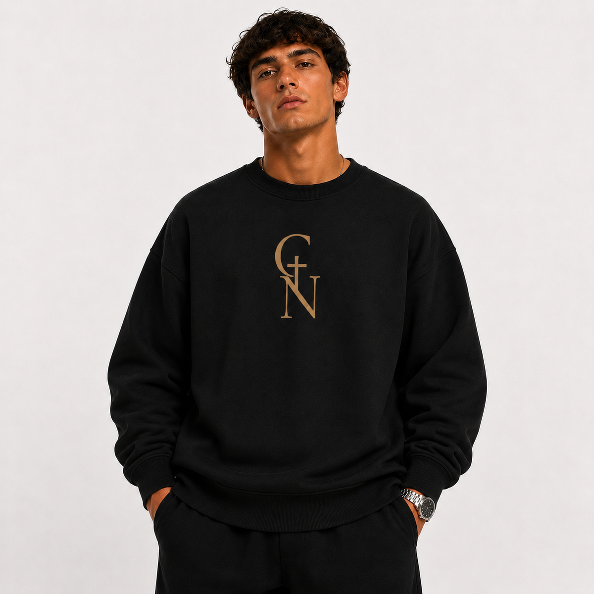 Christian Nation Armour of Faith Sweatshirt, Christian streetwear (image 2 of 4)