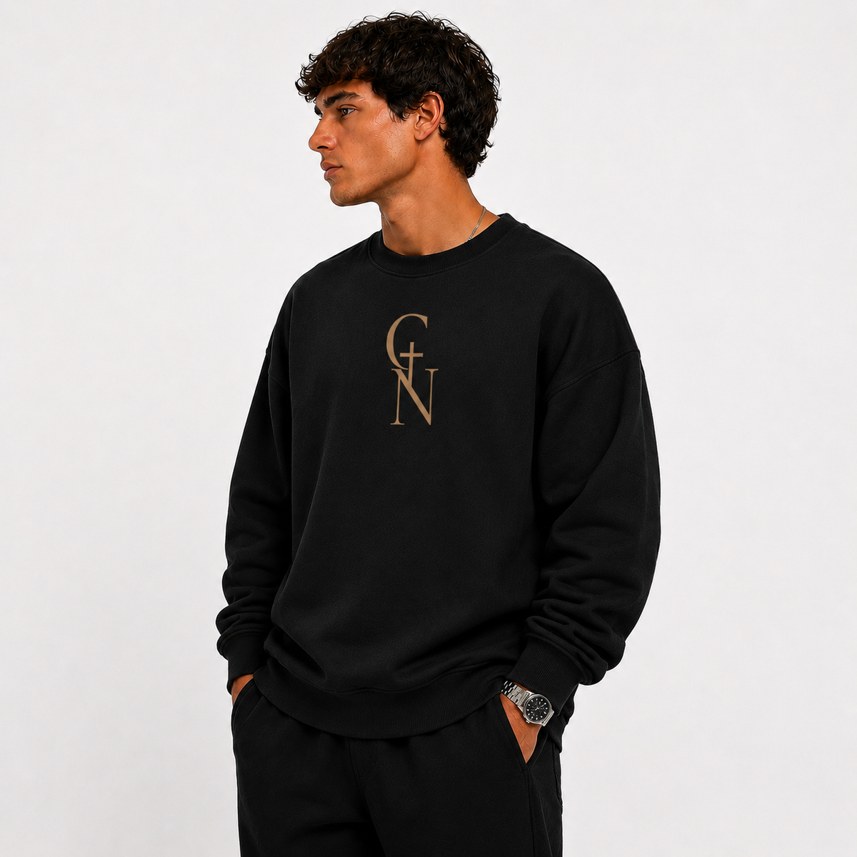 Christian Nation Armour of Faith Sweatshirt, Christian streetwear (image 4 of 4)